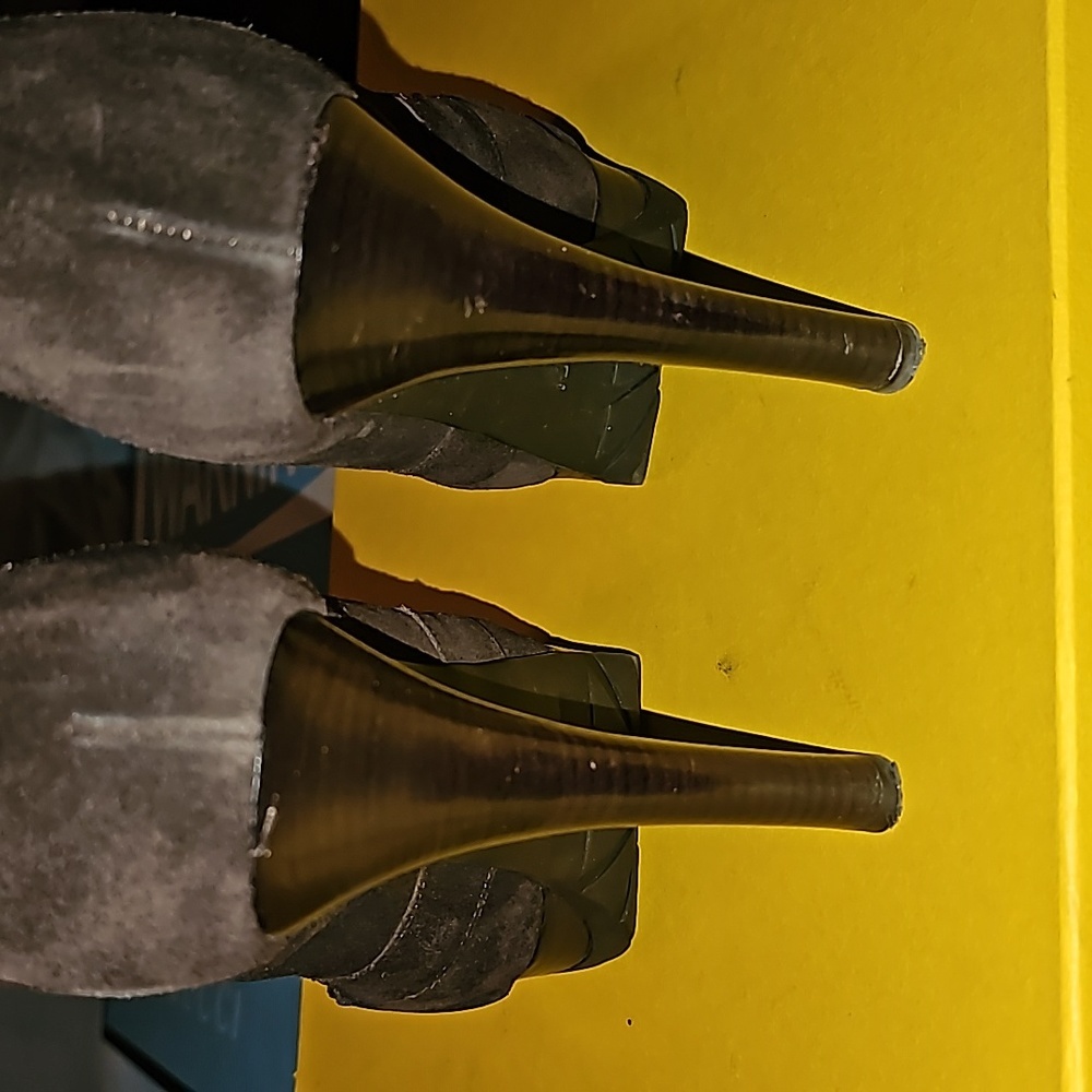 Fendi Suede & Fur Ankle Boots | Brown | Size 40 | Authentic - Picture 10 of 14